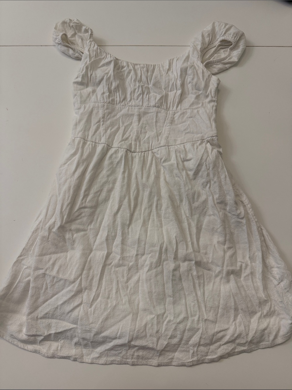 Hollister White Cap Sleeve Dress